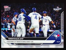 Blue Jays George Springer Ernie Clement Nathan Lukes 2025 Topps NOW #898 Base