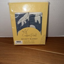 Copper Pearl 3-Layer Knit Security Blanket Set Sized 16 X 16 2-Polar Bears
