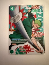Roronoa Zoro One Piece Card Game English Round 1 promo
