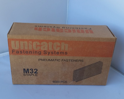 1 CS. M15/M32-1-1/4'' GALVANIZED STAPLES FOR SENCO BY UNICATCH 5000/BOX 20,000