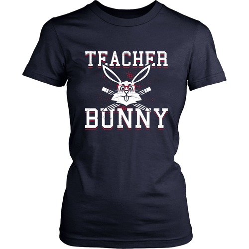 Teacher Bunny Easter Womens And Unisex T-Shirt - Picture 24 of 27