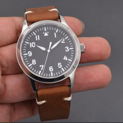 Men's Watch Luminous 42mm Sterile Dial Sapphire Japan Miyota Mechanical Watch - Picture 6 of 15