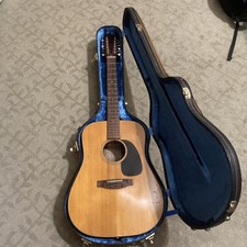 Luna Art Vintage Dreadnought Solid Top Acoustic Guitar - Distressed - Used