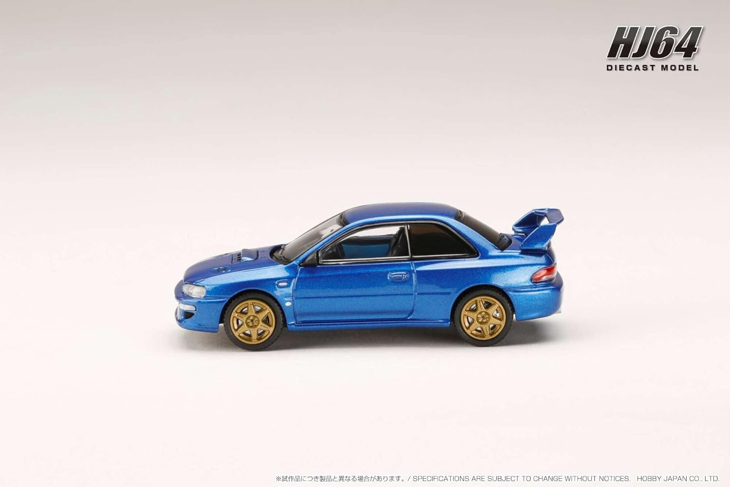HJ64 1/64 SUBARU IMPREZA 22B Sti Version (GC8 KAI) Rally Custom 