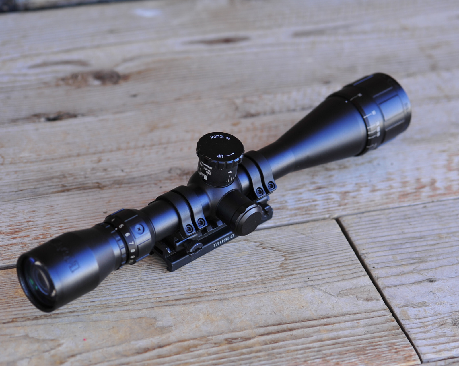 BSA Sweet .223 AO 412×40mm Rifle Scope Duplex Reticle 1" Tube w Truglo