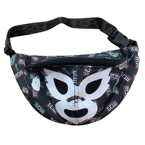 JAPANESE BRAND Haoming Limited model Mask-shaped 2way hip bag Shoulder bag Black