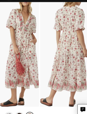 chinese dress ladies Free People Lysette Maxi Dress Bluebell Combo MD (Women's 8-10) at Amazon  Women's Clothing store