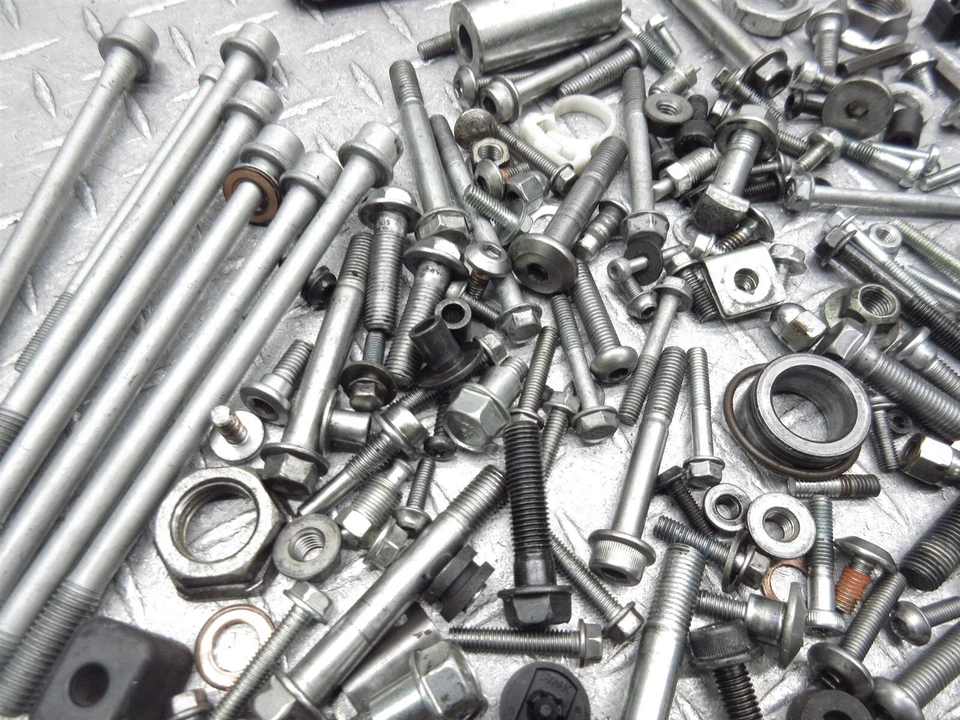 Lote de herrajes Kawasaki Ninja 1000 ZX1000 2014 11-16 tuercas pernos tornillos varios OEM Foto 3 de 4