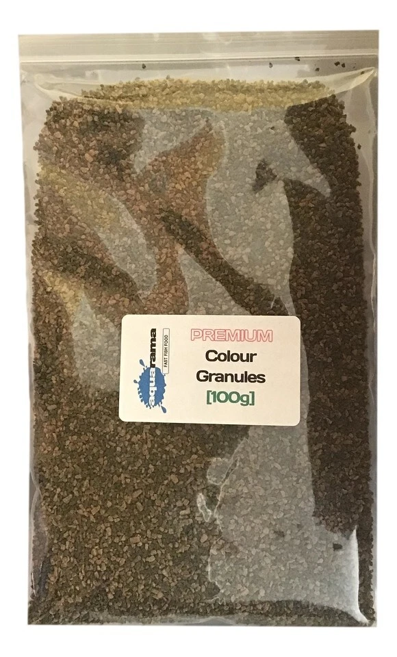 Colour Granules Tropical Fish Food Slow Sinking AQUARAMA® PREMIUM PRODUCT [100g]