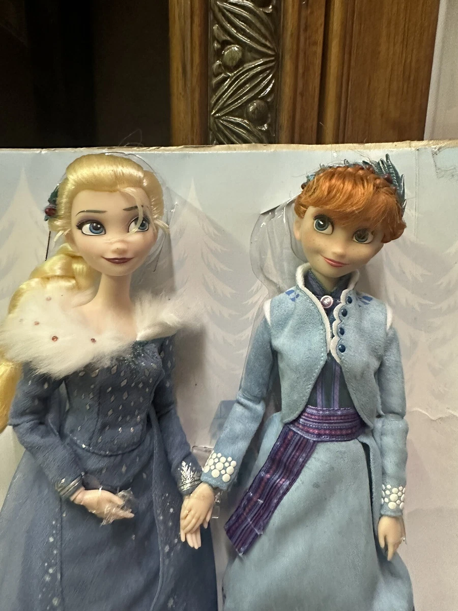 Disney Store Anna Elsa Olaf s Frozen Adventure Duo Doll Set Broken Box