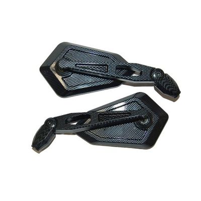 COPPIA SPECCHIETTI CARBONIO UNIVERSALI PER Honda XR 400 SM A.E. Dall'Ara
