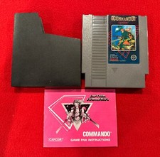 Commando Destroy The Enemy Army | Videogioco Nintendo NES 1986 con manuale e custodia