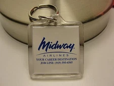 Midway Airlines Key Chain