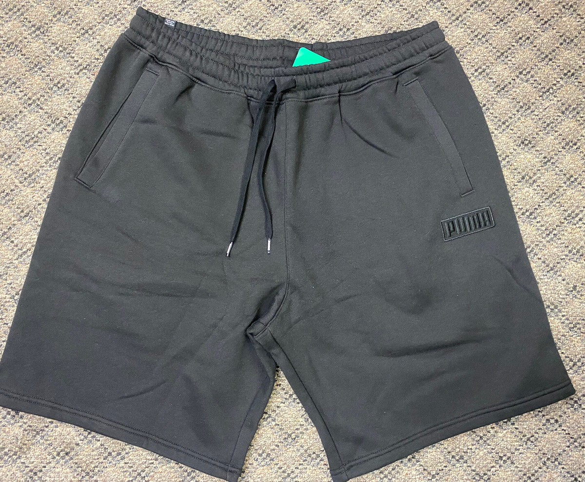 Puma Clothing Puma Grey Shorts Mens PUMA FLEECE SHORT GRAY L,XL