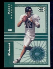 1999 Donruss QBC DANNY KANELL Atlanta Falcons National Treasures Insert Card