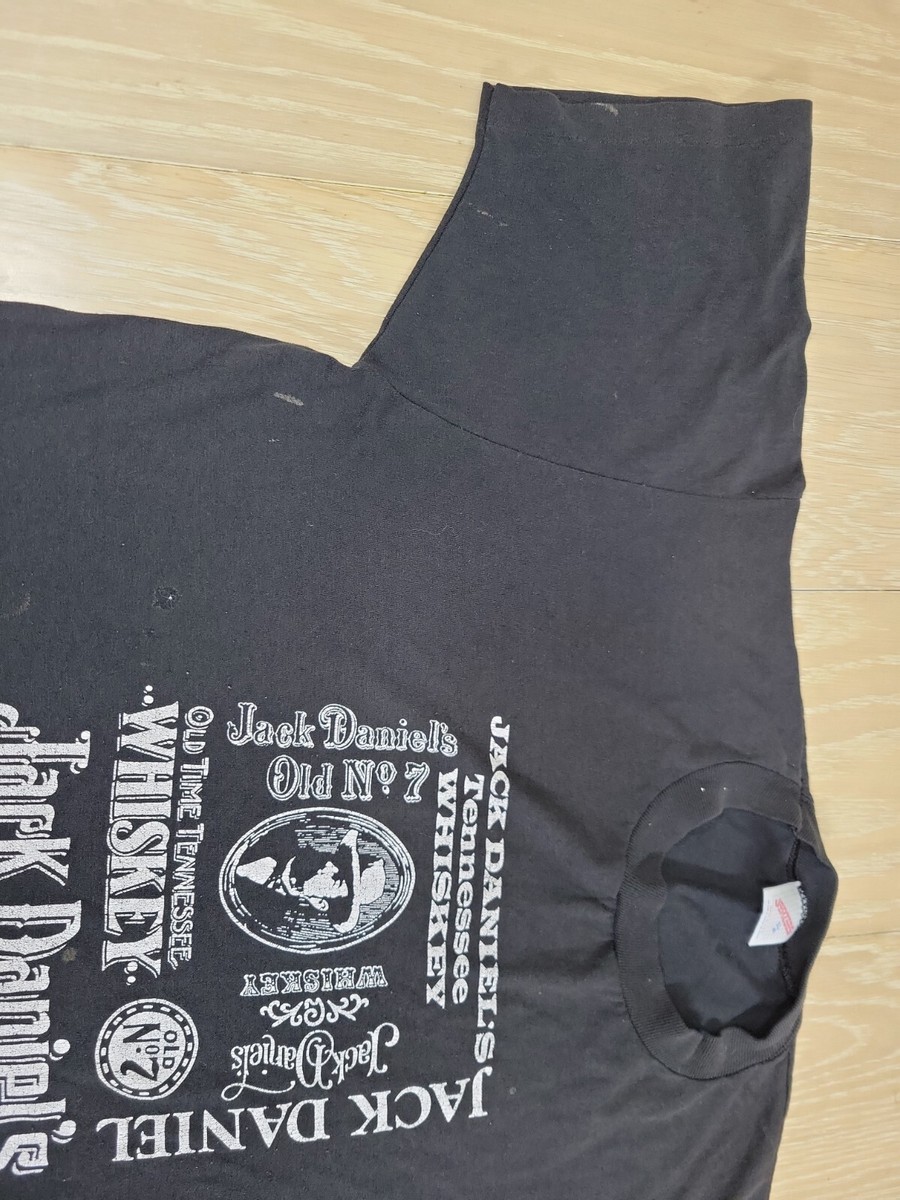 Vintage 80's Men's XL Jack Daniel's Tennessee Whiskey T Shirt