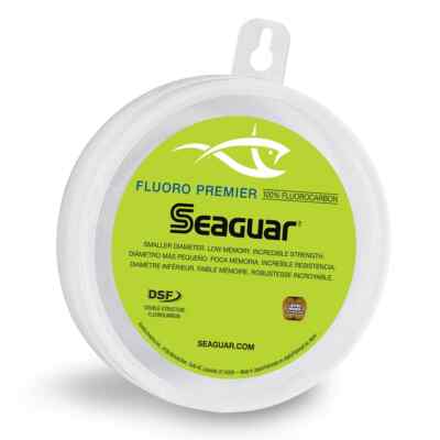 Seaguar Premier Label 100% Fluorocarbon Leader Material 25 Yd Spools Select Size