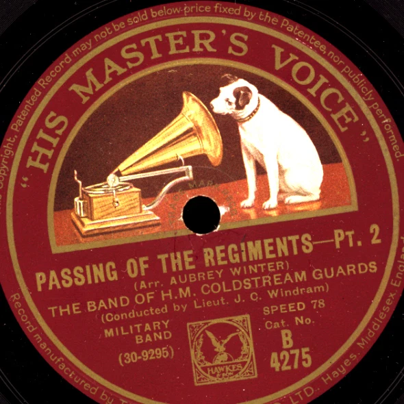 THE BAND OF H.M. COLDSTREAM GUARDS (FELLMÜTZEN!) Passing of the Regiments S5549 - Bild 2 von 2