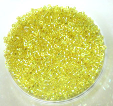 11/0 DELICA  DB 171  Trans YELLOW AB  7 Grams  MIYUKI GLASS SEED BEADS