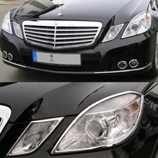 SCHEINWERFER RAHMEN ZIERRAHMEN in CHROM FÜR MERCEDES W212 212 E-KLasse SCHEINWERFER RAHMEN ZIERRAHMEN in CHROM FÜR MERCEDES W212 212 E-KLasse