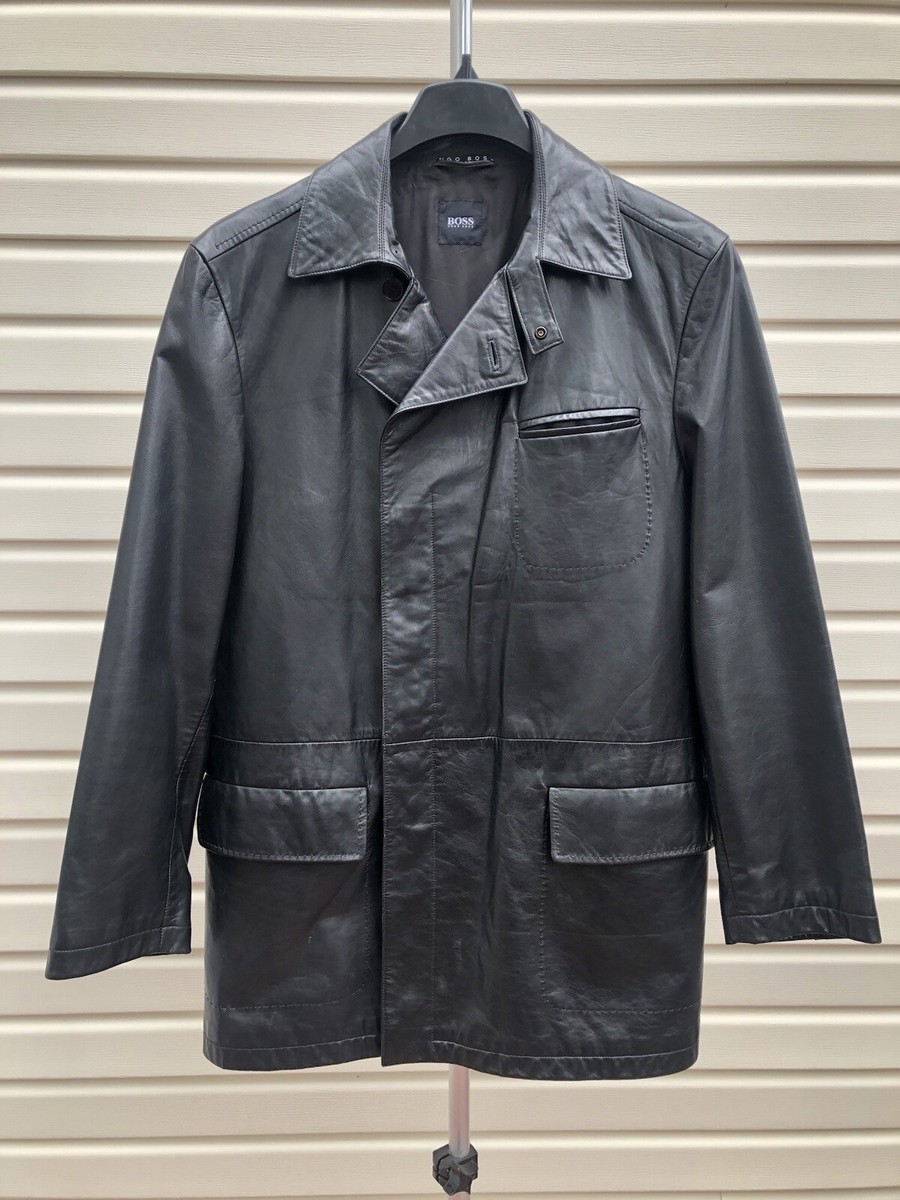 Hugo Boss genuine leather brown Size EU 40R to US large