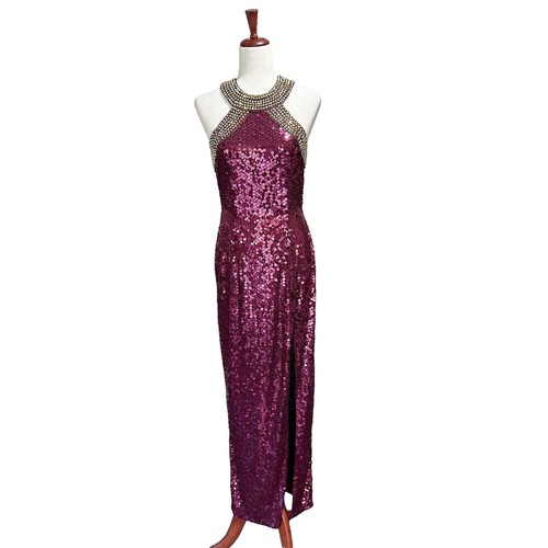 niteline prom dress Long Glitter Prom Dress: Blondie Nites 4867BN
