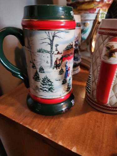 4Budweiser CLYDESDALE Holiday Steins 4 Stein Lot -1985,1991 1993, 2022 - Picture 11 of 15