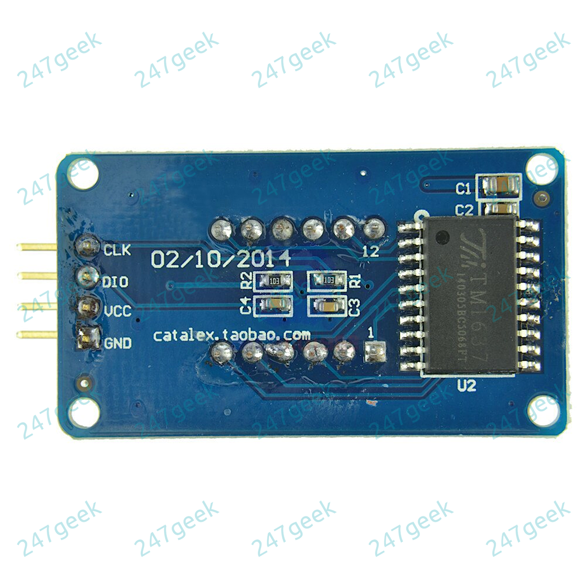 Unbranded LED Segmented Displays Letras Led Clock Point 0.36" Inch 4-Digit Display Module Red 7 Segment 4 Bits Digital Tube TM1637 LED Display Module For Arduino Arduino Uno R3 LEDs, LCDs - Foto 2