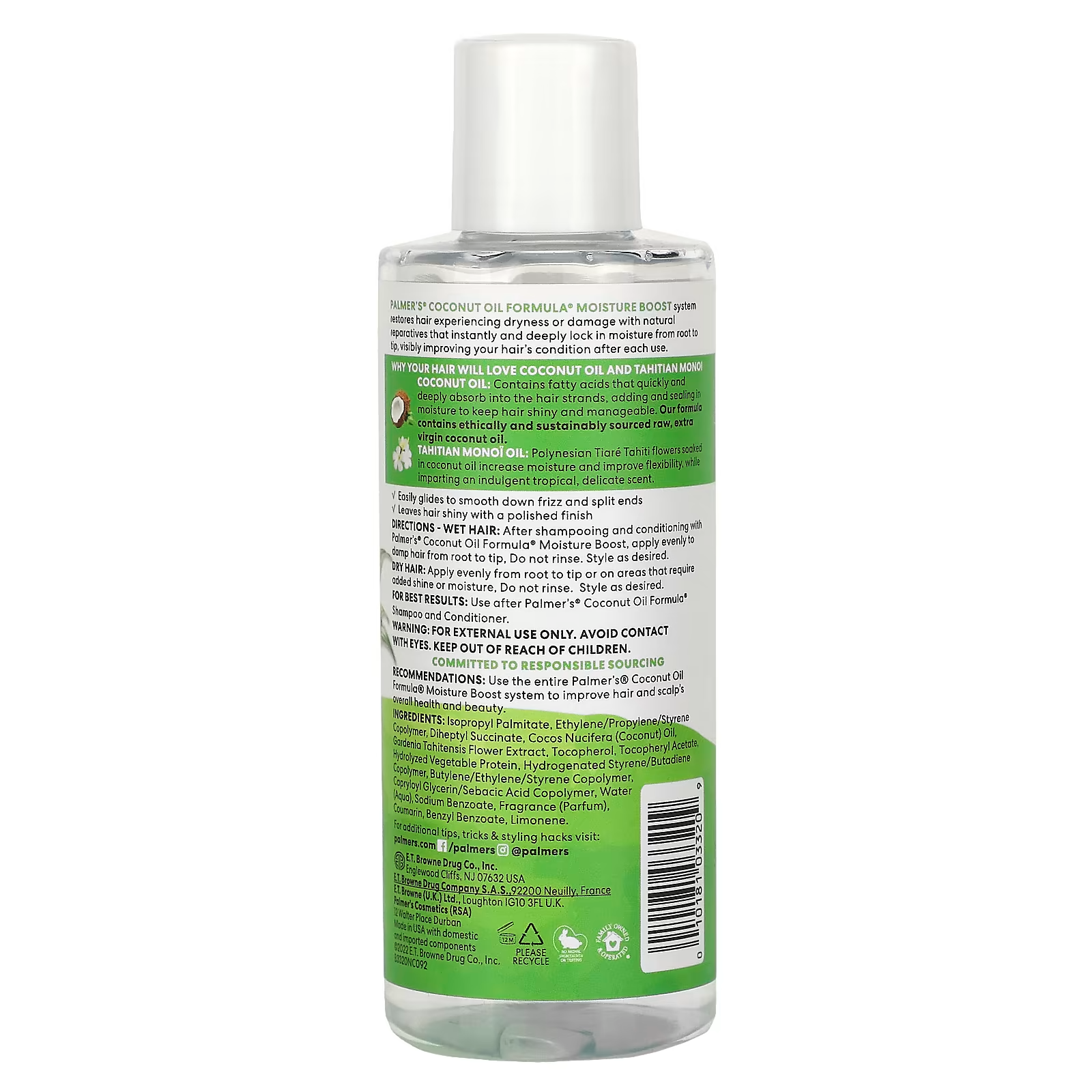 Palmer's Coconut Oil Hair Polisher Serum 178ml for sale online eBay