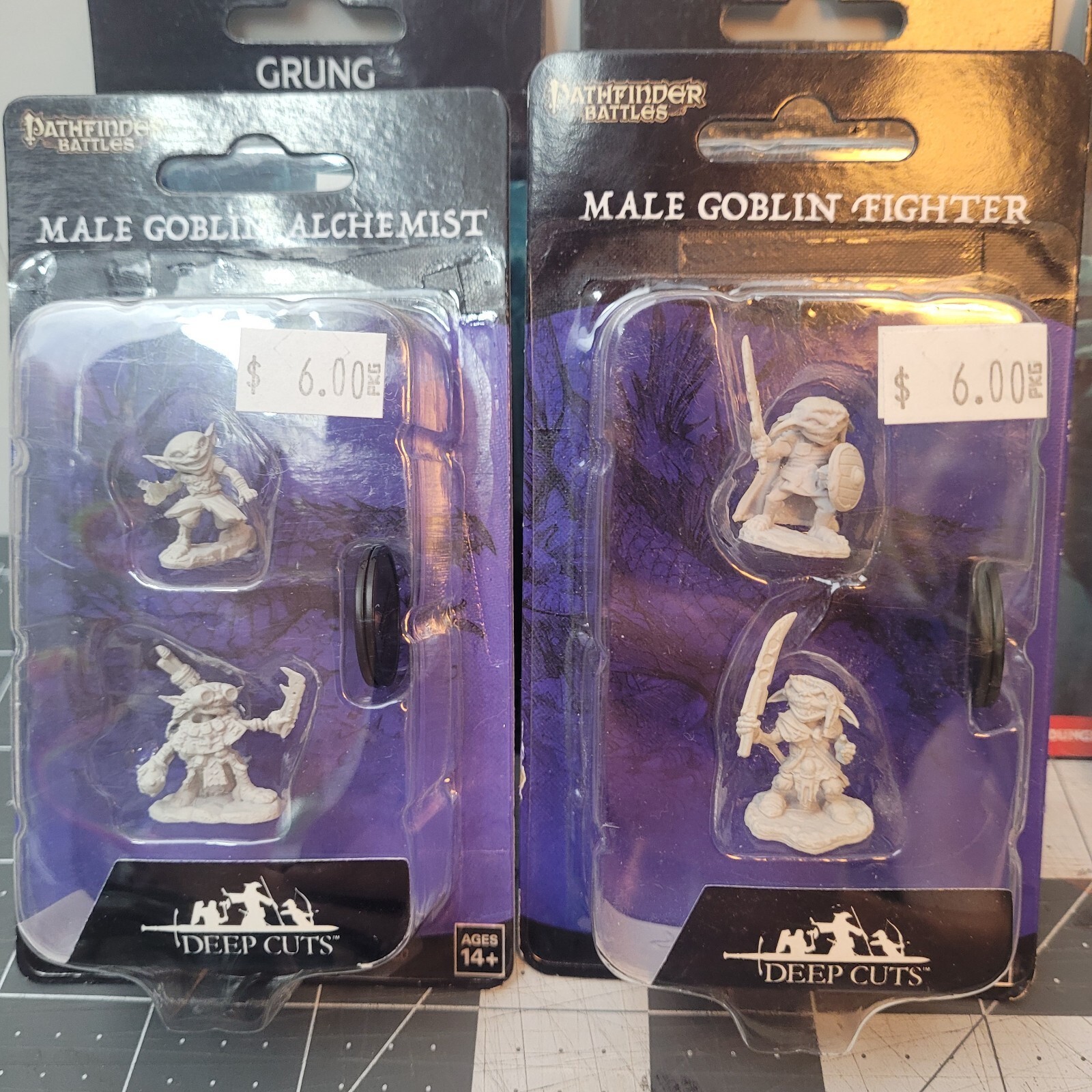 D&D NOLZURS MINIATURE LOT (8) Grung Gnoll Tortle Intellect Devourer Goblin Drago