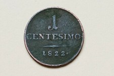 Regno Lombardo Veneto Francesco I 1822 1 Centesimo Milano