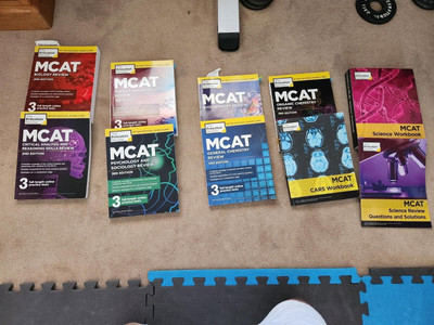THE PRINCETON REVIEW: MCAT SUBJECT REVIEW Complete Set 2nd and 3rd  Editions