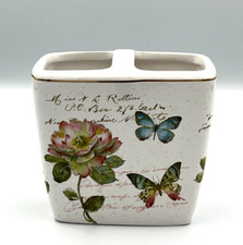 Avanti Linens - NEW Butterfly Garden Toothbrush Holder