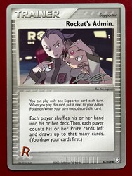 Rocket's Admin. 86/109 EX Team Rocket Returns Uncommon Trainer