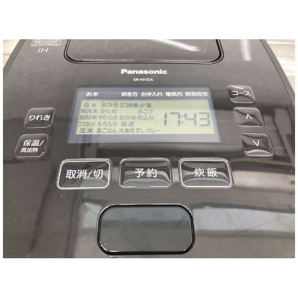 PANASONIC SR-M10A-K Rice Cooker 5.5 Cup Full Heat IH Type PANASONIC SR-M10A-K Rice Cooker 5.5 Cup Full Heat IH Type