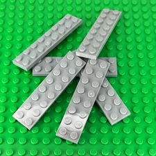 LEGO Parts 3034 (6pcs) Basic Plate 2x8 Choose Color