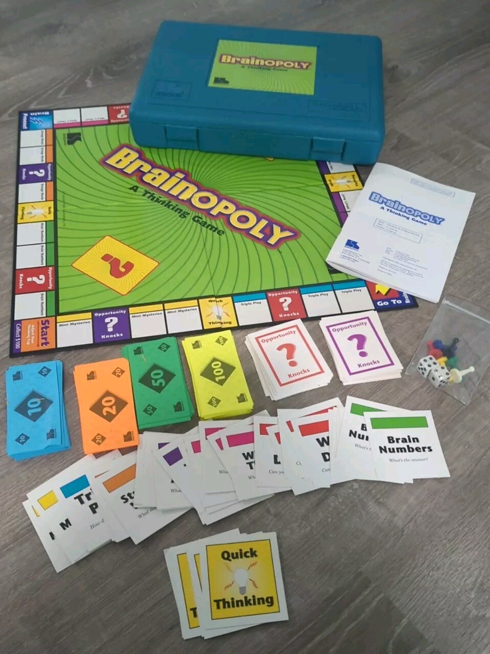 LinguiSystems Brainopoly A Thinking Game Monopoly Game | eBay