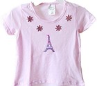 Handmade Girls Short Sleeve 100% Cotton Tops, Shirts & T-Shirts for Girls