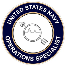 U.S. Navy Operations Specialist Bumper Sticker Military Vinyl Soldier Decal 5"