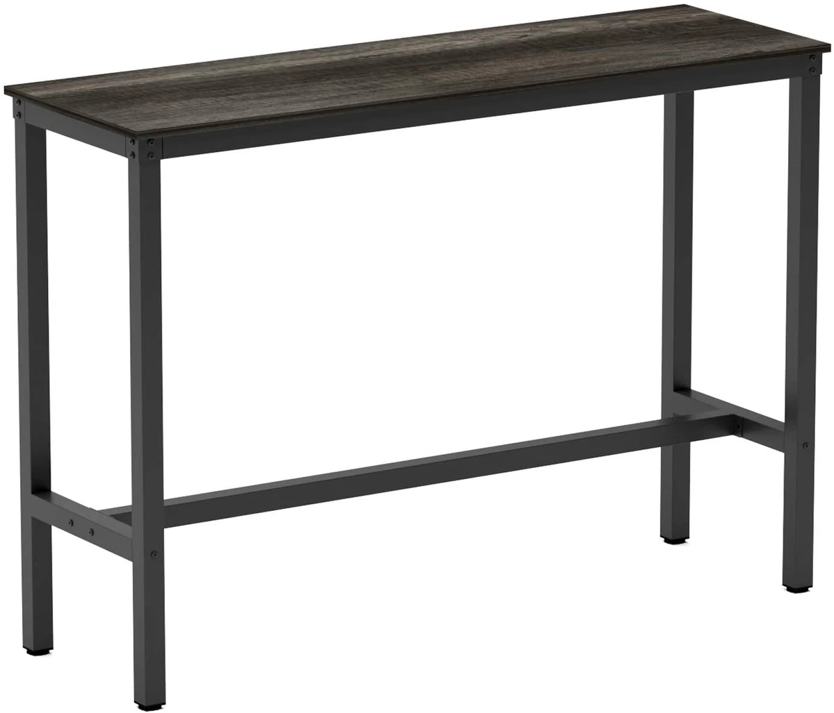 Teraves Bar Table with Solid Metal Frame Counter Height Dining Table Kitchen Bar