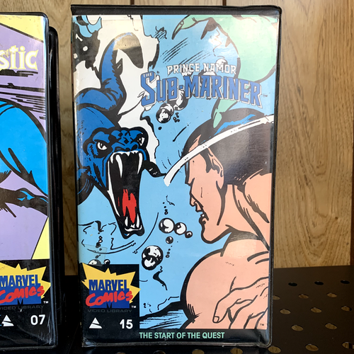 Marvel VHS Fantastic Four Sub-Mariner Prince Namor Clamshell Spider-Man 1985 - Picture 3 of 5