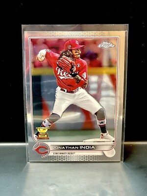 2022 Topps Chrome Jonathan India #182 - Cincinnati Reds