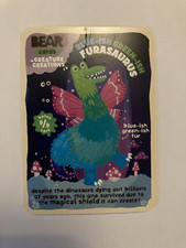 Furasaurus Bear Cards Creature Creations 9/9 Creased