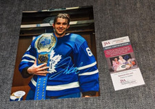 JOSEPH WOLL SIGNED WWE BELT TORONTO MAPLE LEAFS  8X10 PHOTO WITH JSA