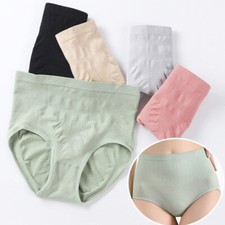 3PCS Women Shapers High Waist Body Shapewear Underwear Tummy Control Panties Top