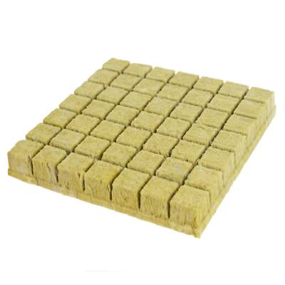 Grodan Rockwool Cubes Inorganic Growing Medium, 1.5'' (49 Cubes)