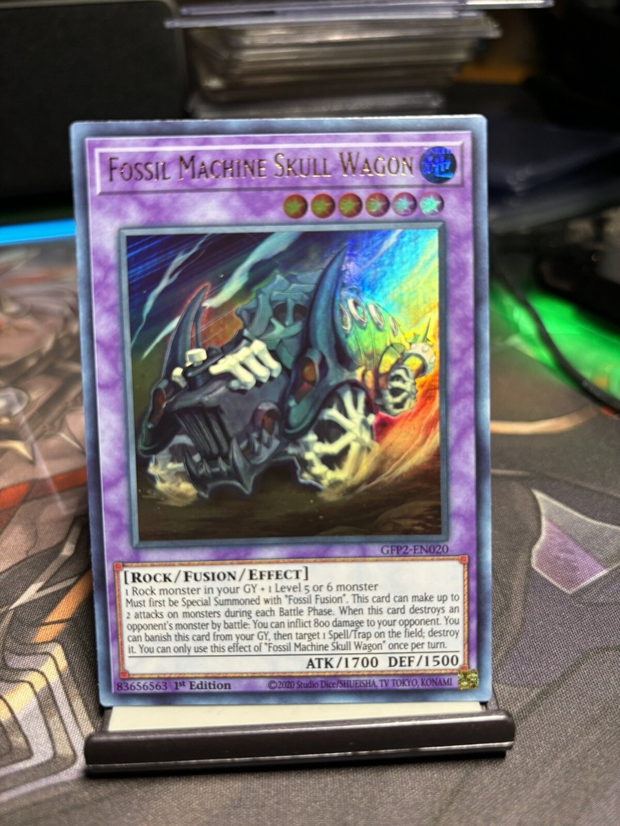 Yu-Gi-Oh! Fossil Machine Skull Wagon 1st Ed. GFP2-EN020 Ultra Rare NM x1 |  eBay