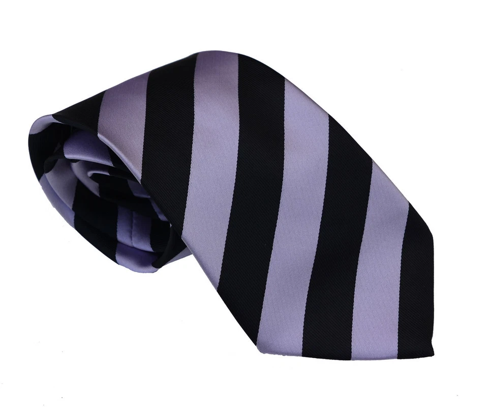 Мужской красный серебристый и темно-серый цвет полосатый тканый галстук - Изображение 4 из 4