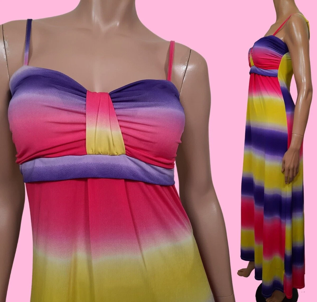 Bright colored hotsell maxi dresses