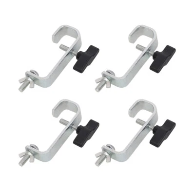4x Equinox G Clamp 32-38mm Pipe Hook Clamp Rigging DJ Lighting Stand Truss